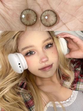 【年抛】款式名字：埃及青灰hushlens  |  中直径14.2 着色13.3 | 【同品牌多副美瞳更划算，选款色板在详情页内】