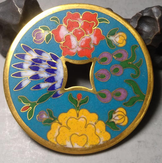 古泉书馆文创珐琅彩 富贵吉祥 文房铜镇   F0013 商品图6