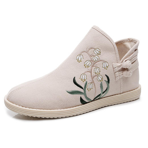 绣花鞋汉服鞋子，民族风老北京布鞋休闲布鞋GF-W-921 商品图4