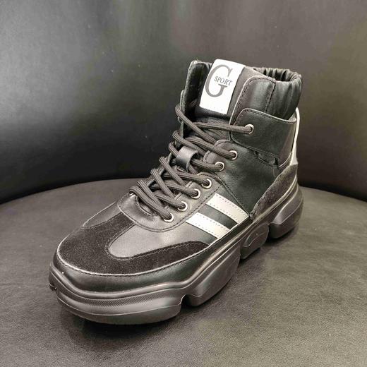 lfgj AK001高帮休闲运动鞋飞机头显瘦 商品图0