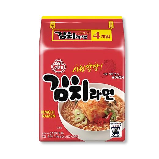 【4连包】不倒翁 辣白菜拉面120g*4  商品图0