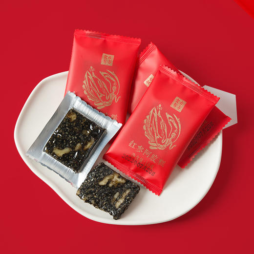 食在有方-阿胶糕（红参）礼盒500g 商品图2