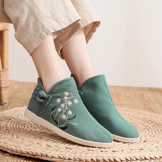 绣花鞋汉服鞋子，民族风老北京布鞋休闲布鞋GF-W-921 商品图3
