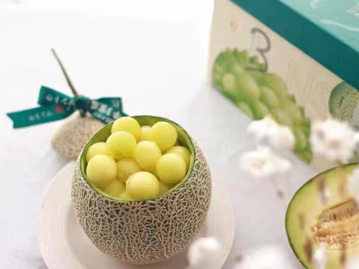 红夫人商城 海南空运 牛3蜜瓜 网纹瓜（约5斤） 商品图5