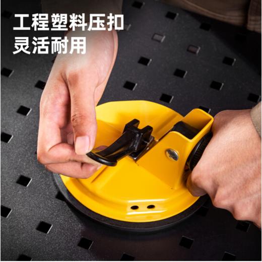 得力DL-XP32玻璃吸盘活动二爪150kg(黄) 商品图4