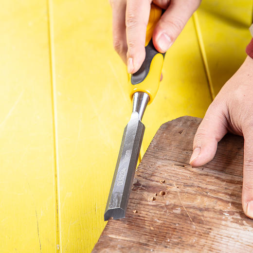 得力塑柄木工凿(黄) 商品图4