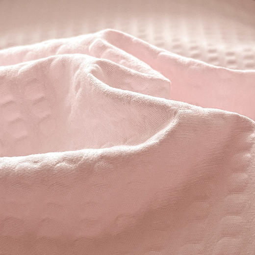 【AB双版 甄选水洗磨毛面料 细腻柔软一触难忘】ins华夫格纯色简约四件套水洗棉床上用品磨毛床单被套三件套 商品图3