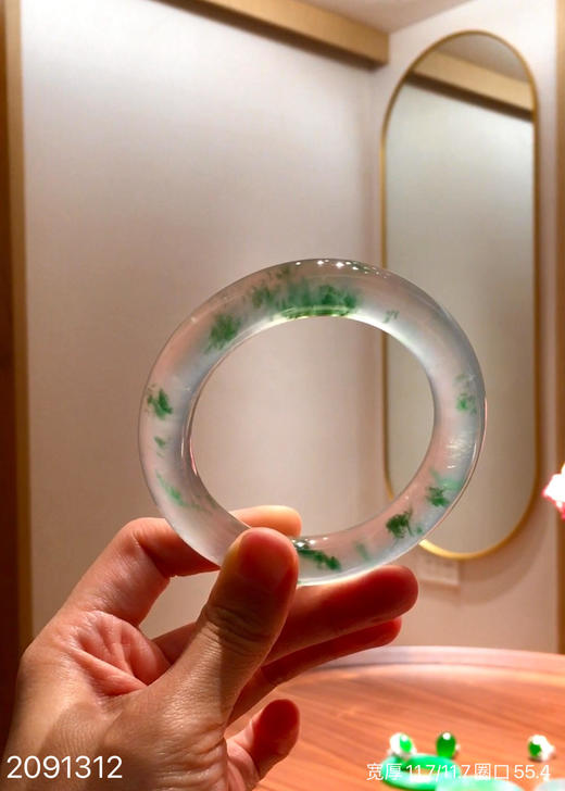 玻璃飘翠手镯【2091312】具体价格微信咨询 商品图7