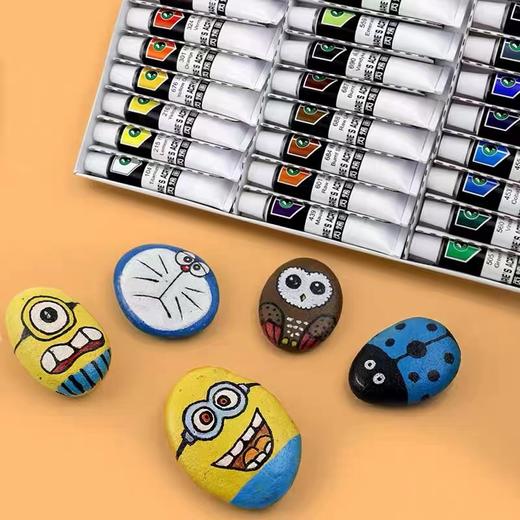 马利36色丙烯颜料12ml手绘颜料石头画墙绘纺织DIY防水 商品图3