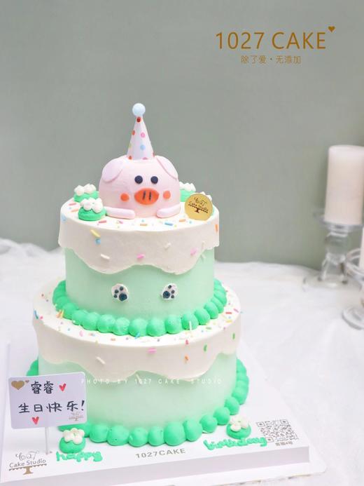 1027CAKE | 双层  立体猪猪蛋糕 商品图1