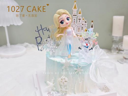 1027CAKE | 冰雪奇缘 城堡蛋糕 爱莎 卡通 商品图2