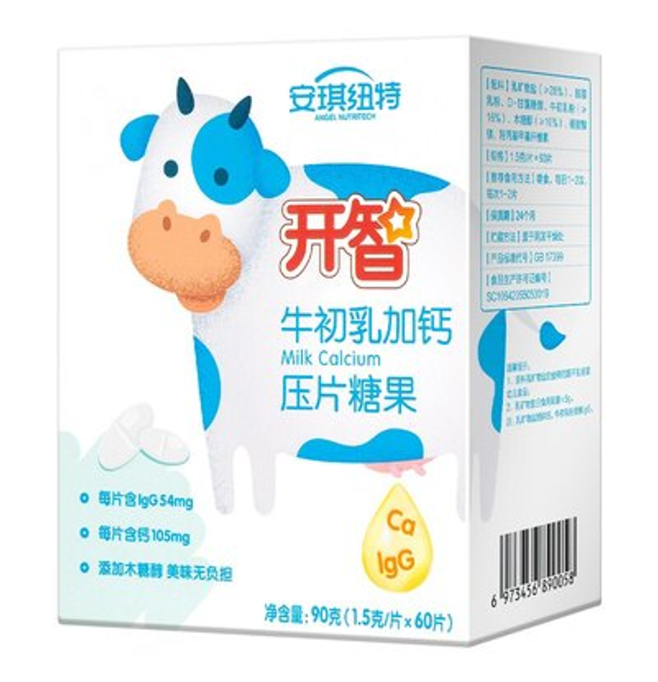 安琪纽特开智牛初乳钙加钙压片糖果