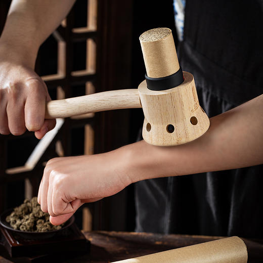 【8套木童】艾融融木童可拆卸手柄套装凤凰梧桐无烟艾灸大椎八髎 商品图1