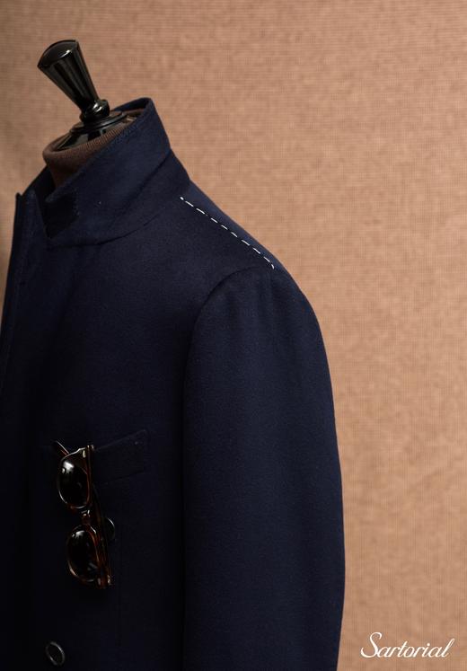 Cesare Attolini 藏蓝羊绒大衣 商品图4
