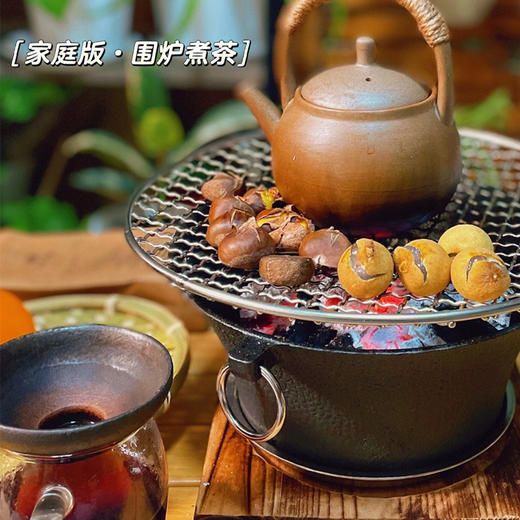 天聪-多功能铸铁炭烤炉四件套小号/中号/大号 商品图2