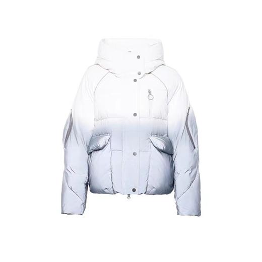 灰白渐变色功能型羽绒外套 商品图0