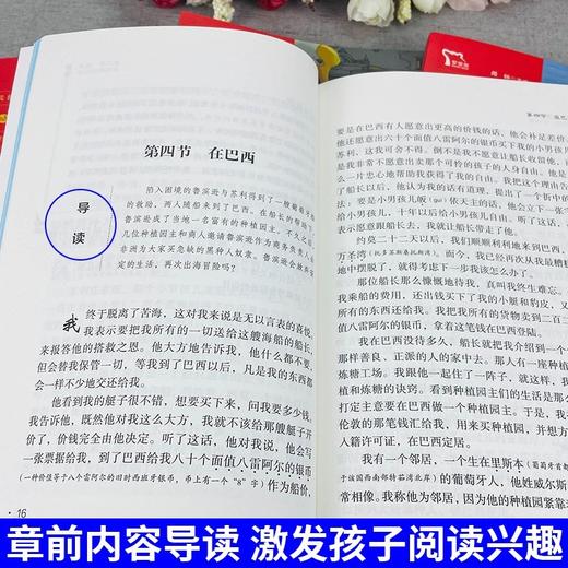 鲁滨逊漂流记六年级下册快乐读书吧必读书目全套 原著完整版爱丽丝梦游仙境小学生课外书阅读书籍6尼尔斯骑鹅旅行记汤姆索亚历险记 商品图4