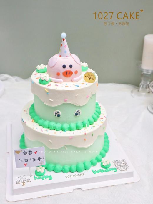 1027CAKE | 双层  立体猪猪蛋糕 商品图0