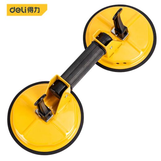 得力DL-XP32玻璃吸盘活动二爪150kg(黄) 商品图0
