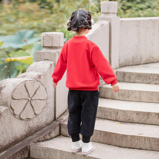 儿童拜年服套装，中国风刺绣加绒过年服ZL2299 商品图3