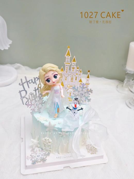 1027CAKE | 冰雪奇缘 城堡蛋糕 爱莎 卡通 商品图1
