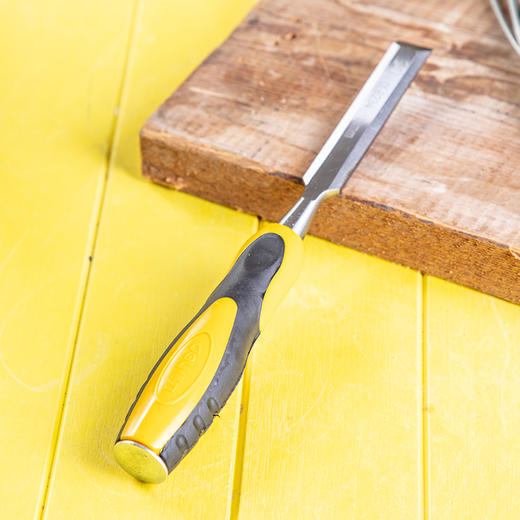 得力塑柄木工凿(黄) 商品图3