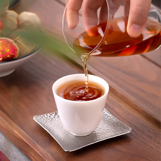 茶马世家丨新会小青柑 柑皮普洱茶 2022年柑+2012年勐海宫廷熟普 250g 商品图2