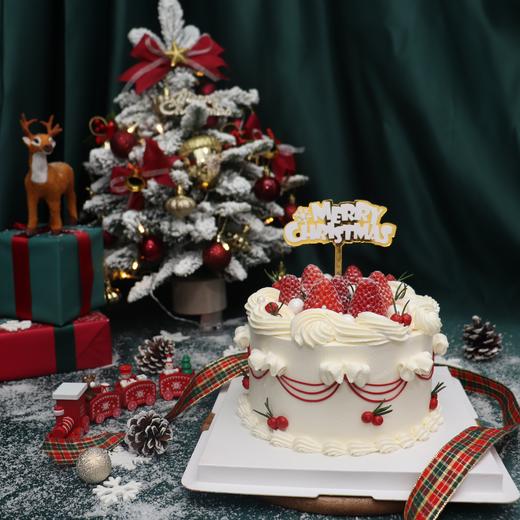 圣诞草莓蛋糕 商品图2