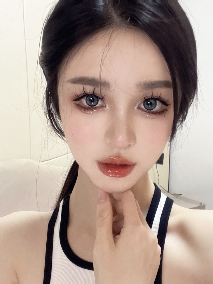 KIRAFAIRY年抛隐形眼镜 古亚裔蓝14.5mm 1副/2片-VVCON美瞳商城17