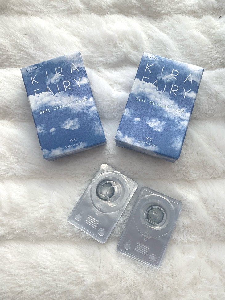 KIRAFAIRY年抛隐形眼镜 古亚裔蓝14.5mm 1副/2片-VVCON美瞳商城5