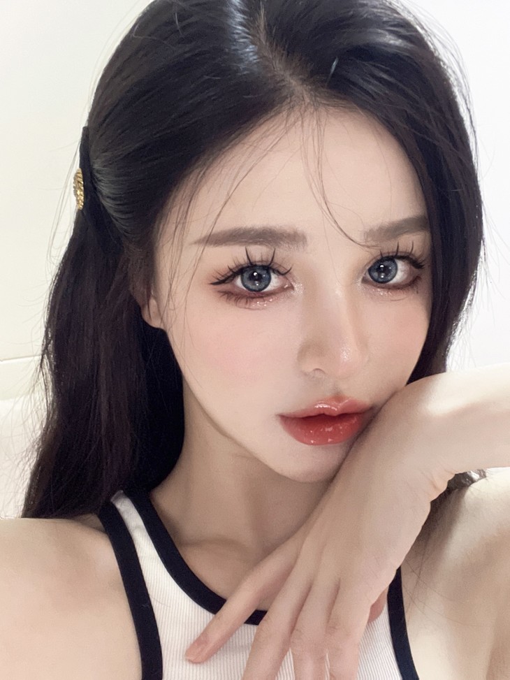 KIRAFAIRY年抛隐形眼镜 古亚裔蓝14.5mm 1副/2片-VVCON美瞳商城18