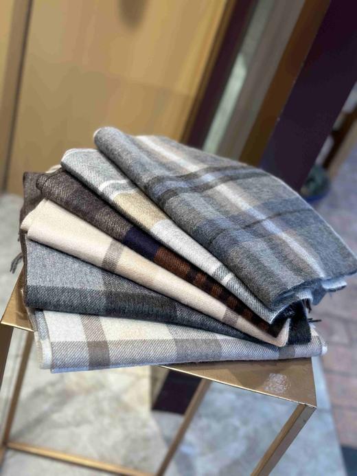 优品堂【顾盼生姿】纯羊绒长巾#软黄金系列 商品图0