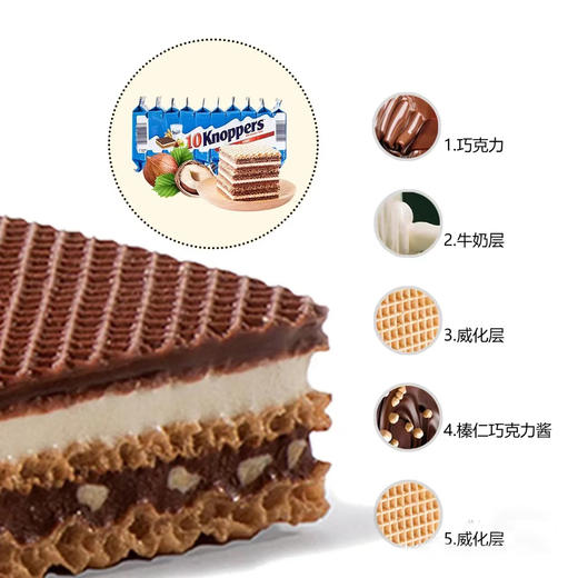 【会上瘾的饼干】德国knoppers威化饼干 商品图2