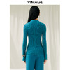 VIMAGE纬漫纪春季新款洋气修身针织衫上衣V1901504 商品缩略图4