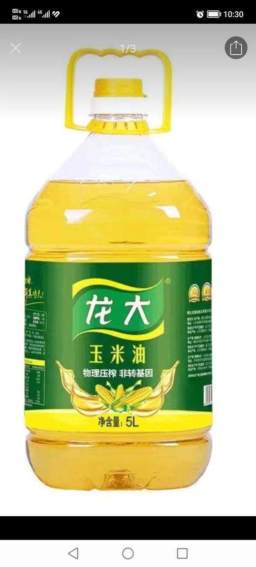 龙大玉米油5升 商品图0