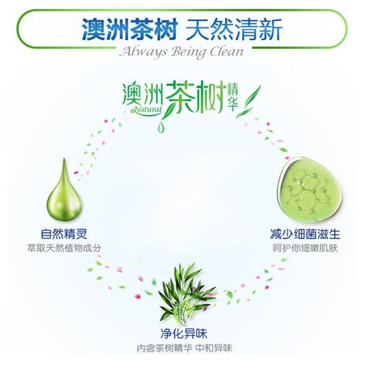 （直播）ABC卫生巾澳洲茶树精华夜用特长420mm棉柔甜睡姨妈巾 商品图2