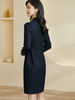米思阳2026春季新款知性收腰西装领包臀裙立体剪裁长袖连衣裙0191 商品缩略图3