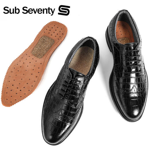 SubSeventy真皮高尔夫球鞋男款天然草本运动鞋防水透气防臭排汗舒适防滑 商品图1