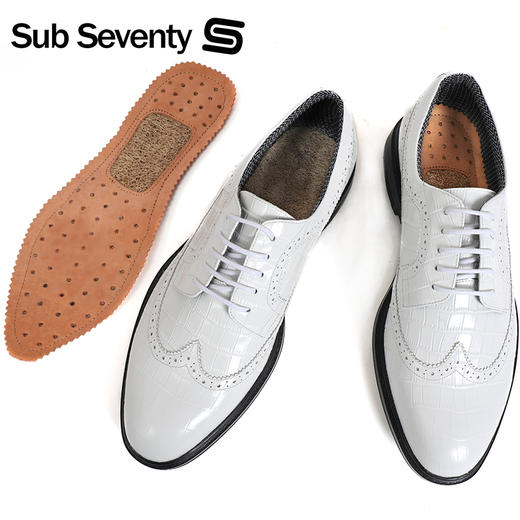SubSeventy真皮高尔夫球鞋男款天然草本运动鞋防水透气防臭排汗舒适防滑 商品图3
