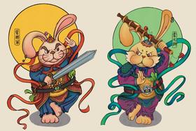 「遇兔呈祥」2023兔年生肖纪念饼