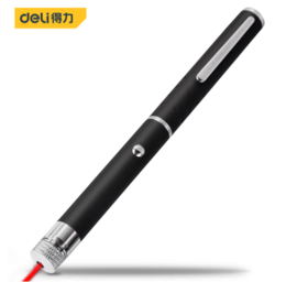 得力DL552011红光激光笔(黑)干电池