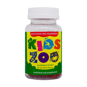 [丹麦]儿童动物乐园多种维他命咀嚼60粒. Kids Zoo Multivitamin Bjorn 60Stk.