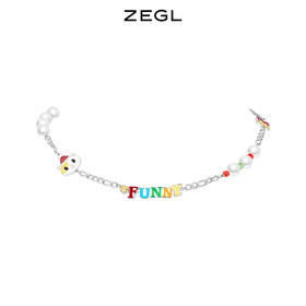 ZEGL设计师圣诞奇妙夜系列小猫咪项链女高级感人造珍珠可爱锁骨链