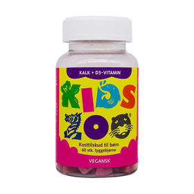 [丹麦]儿童动物园钙+D维他命60粒 钙软糖. Kids Zoo Kalk+ D Kanin 60Stk.