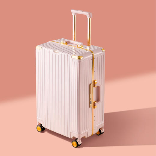 银座时尚ins铝框密码拉杆箱万向轮大容量男旅行李箱20/24/28寸9890K 商品图4