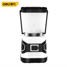 得力地摊灯(黑白)4000mah/500lm