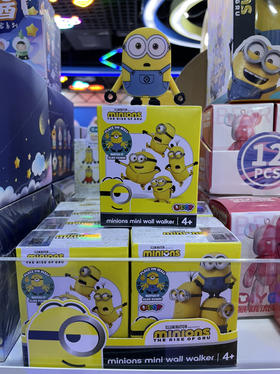 【博乐里】MNS-12-30001神偷奶爸 小黄人迷你爬墙玩具公仔摆件