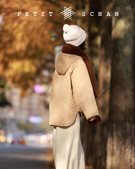 PETIT SCHAN小闪 #043 twinkle twinkle little star 繁星闪烁 秋冬高端针织系列花纱纯山羊绒螺旋状坑条多种戴法冷帽 商品图7