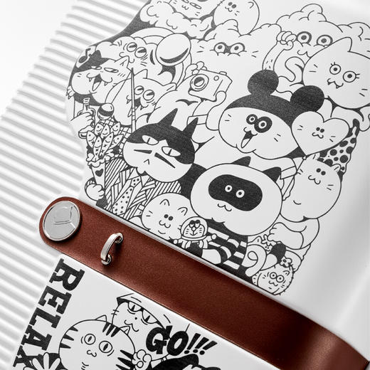 银座x插画师涂鸦款猫狗旅行箱 商品图2