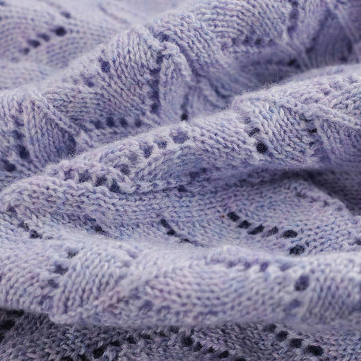 【马克珍妮 芦芙】春装新款 彩虹花纱纯棉镂空针织开衫230295 商品图5